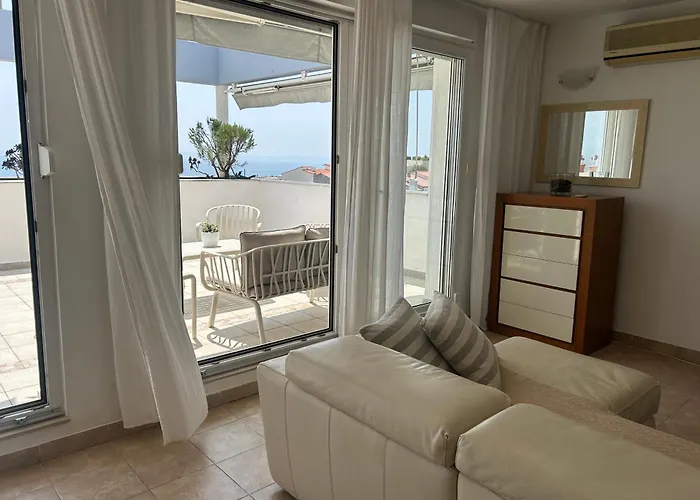 Lux View Beach Apt Lägenhet *