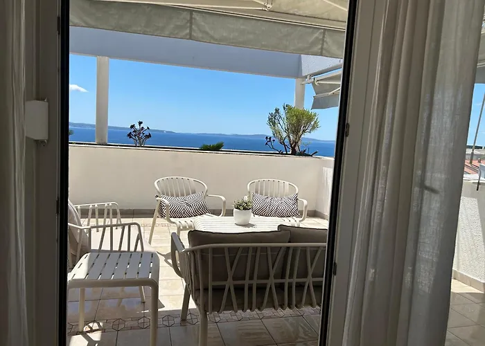 Lux View Beach Apt Lägenhet *